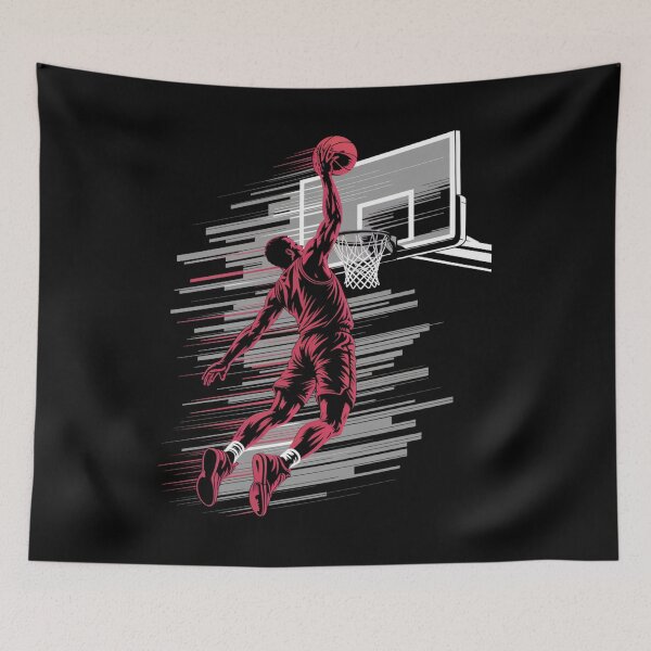 Item preview, Power Slam Dunk Basketball Action with Dynamic Motion Art designed and sold by flagylART.