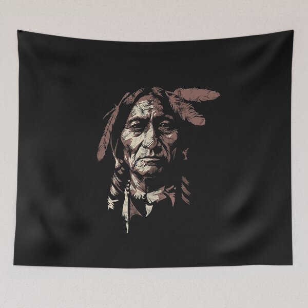 Item preview, Spirit of the Ancestors - Vintage Native American Portrait designed and sold by AdyKurniawan.
