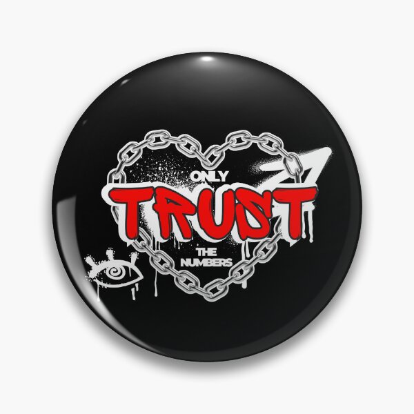 Item preview, MATH QUOTE - ONLY TRUST THE NUMBERS designed and sold by JustMathIt.