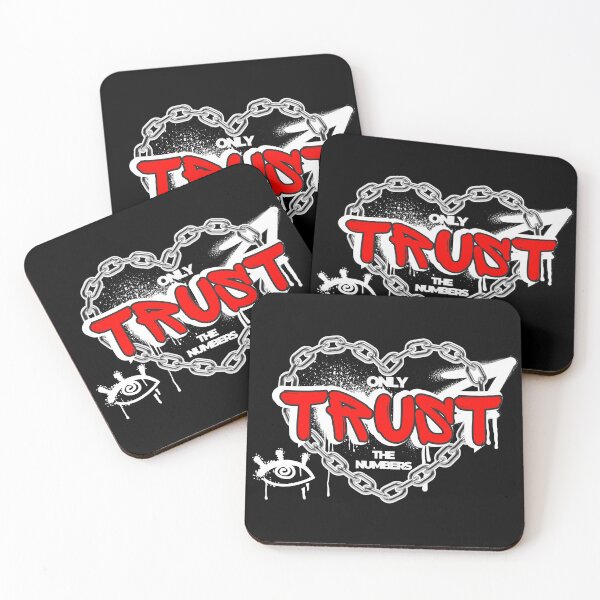 Item preview, MATH QUOTE - ONLY TRUST THE NUMBERS designed and sold by JustMathIt.