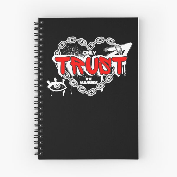 Item preview, MATH QUOTE - ONLY TRUST THE NUMBERS designed and sold by JustMathIt.