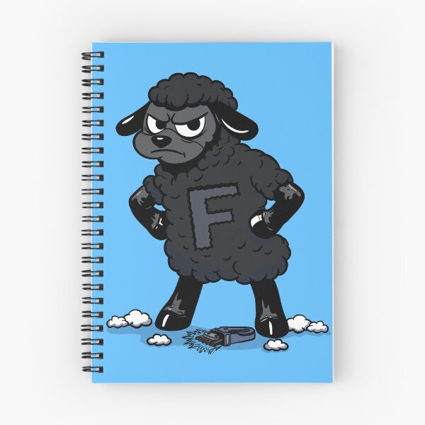 Item preview, F-Ewe (Black Sheep)  designed and sold by Kate Miller Illustrator.