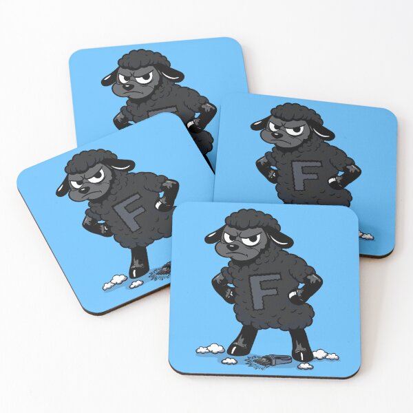 Item preview, F-Ewe (Black Sheep)  designed and sold by Kate Miller Illustrator.