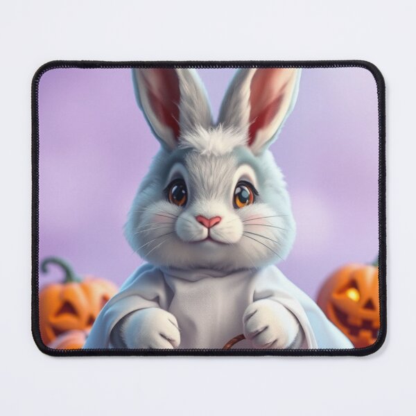 Item preview, Cozy Bunny Ghost Halloween – Cute Pumpkin Animal Tee designed and sold by ArmaanArts.