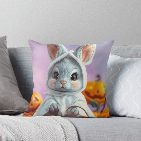 Item preview, Adorable Bunny Ghost Pumpkin Basket – Kawaii Halloween Shirt designed and sold by ArmaanArts.