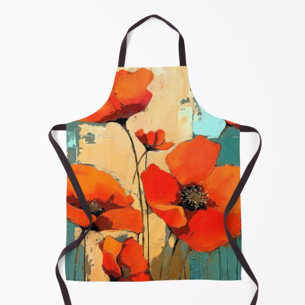 Item preview, Avant-Garde Poppy Flowers Modern Contemporary Abstract Art designed and sold by DEC02.
