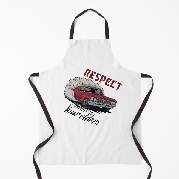 Item preview, "Respect your elders" classic muscle car designed and sold by Chris-graphics-art.