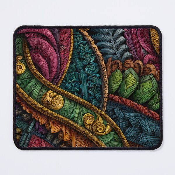 Item preview, New Zealand Māori Paua Pattern Koru Design 727 designed and sold by GrinGalore.