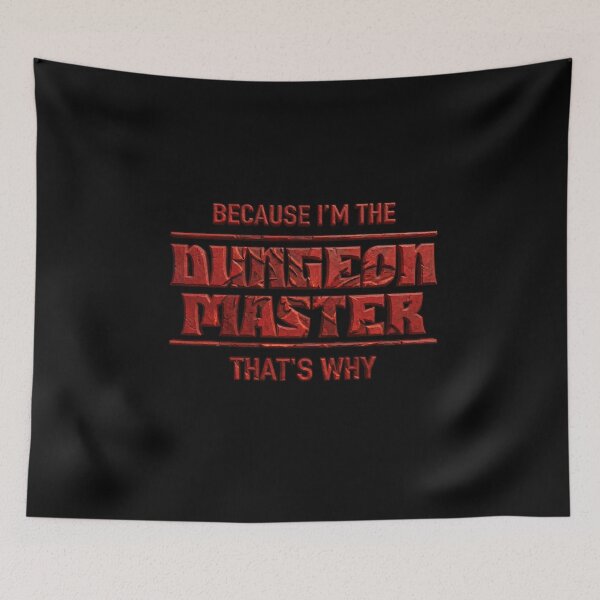 Item preview, Because I'm The Dungeon Master That's Why - Funny TTRPG RPG Gaming designed and sold by AdyKurniawan.