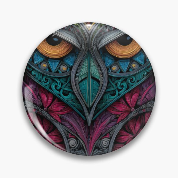 Item preview, New Zealand Māori Paua Pattern Koru Design 728 designed and sold by GrinGalore.