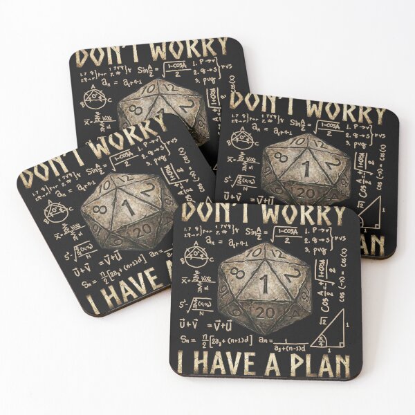 Item preview, Don't Worry I Have A Plan - Funny D20 Natural 1 TTRPG Humor designed and sold by AdyKurniawan.