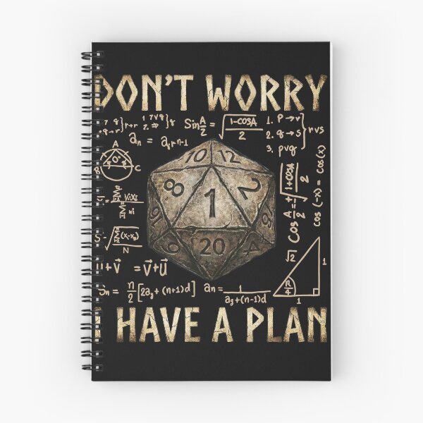 Item preview, Don't Worry I Have A Plan - Funny D20 Natural 1 TTRPG Humor designed and sold by AdyKurniawan.