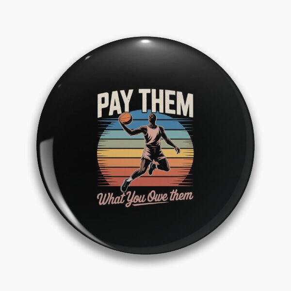 Item preview, Pay Them What You Owe Them Support Basketball Retro designed and sold by HORIZBoutique.