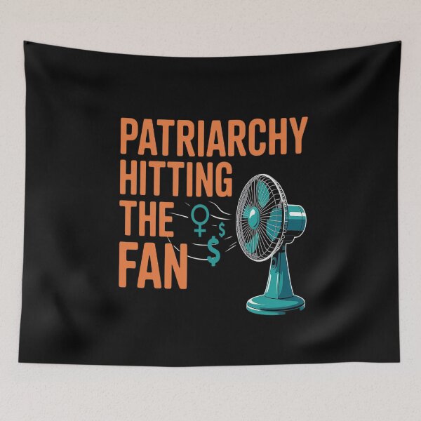 Item preview, Patriarchy Hitting The Fan Feminist Equality Graphic designed and sold by HORIZBoutique.