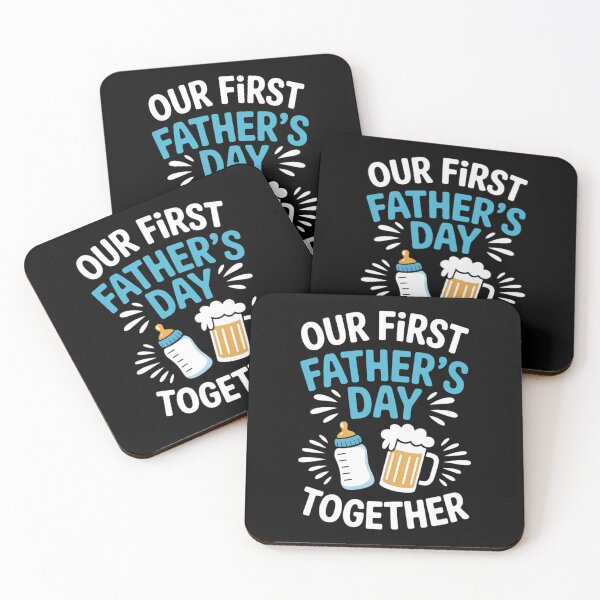 Item preview, Men Our First Father's Day Together Baby Bottle Dad Daddy designed and sold by IdunayaStore.