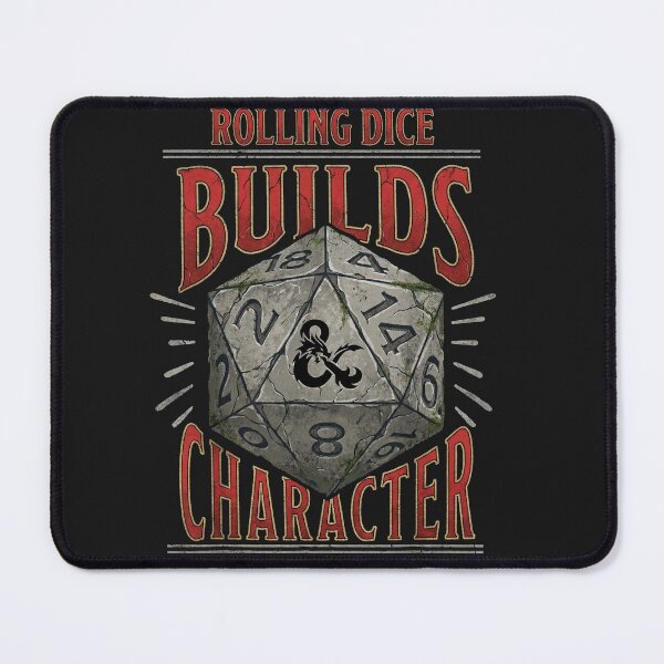 Item preview, Rolling Dice Builds Character - Funny TTRPG D&D Gamer Pun designed and sold by AdyKurniawan.