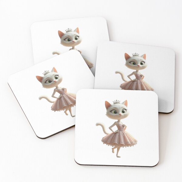 Item preview, Royal Ballerina Cat – Grace in Pink designed and sold by luckyyouth.