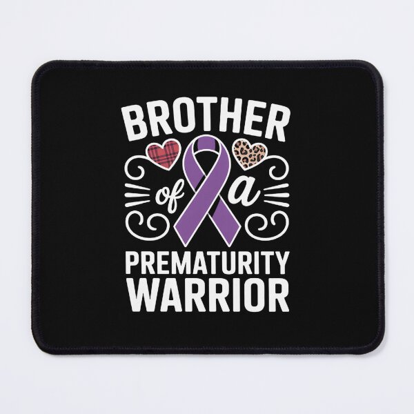 Item preview, Brother Prematurity Awareness Leopard Buffalo Plaid Family designed and sold by catsdothingz.