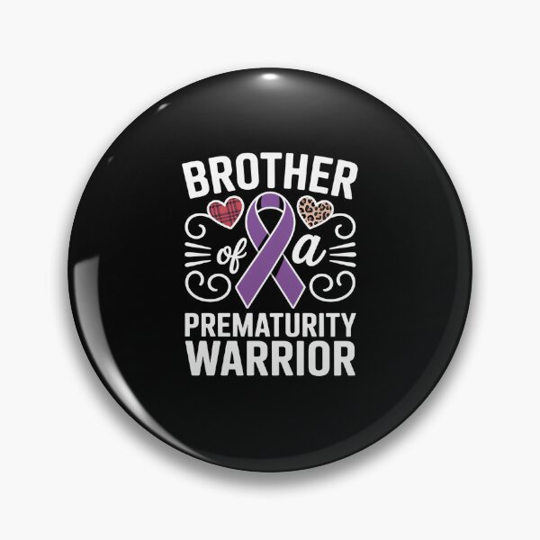 Item preview, Brother Prematurity Awareness Leopard Buffalo Plaid Family designed and sold by catsdothingz.