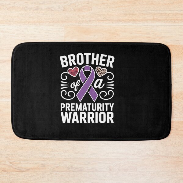 Item preview, Brother Prematurity Awareness Leopard Buffalo Plaid Family designed and sold by catsdothingz.