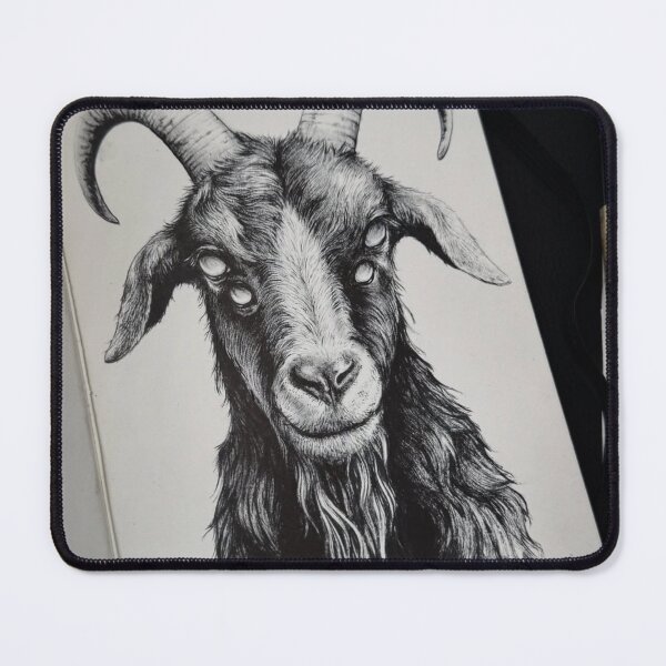 Item preview, Goat Grazing on Green Pastures designed and sold by Mirzahorse.