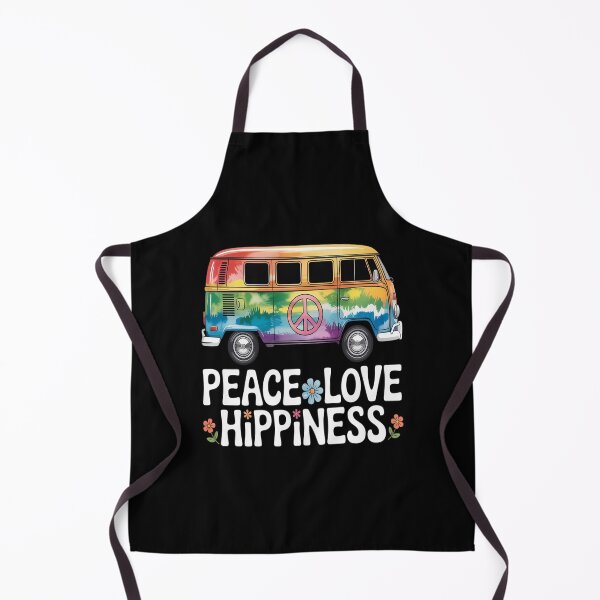Item preview, Peace Love Hippiness Rainbow Peace Symbol Flowers designed and sold by HORIZBoutique.