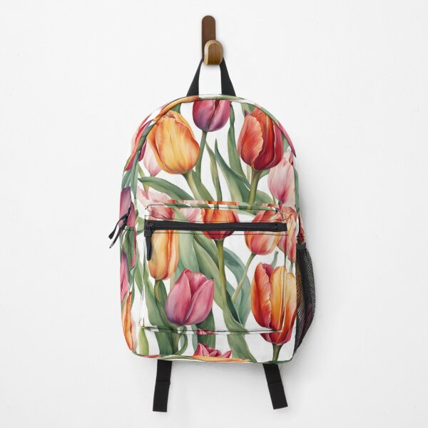 Item preview, Watercolor Tulip Floral Pattern designed and sold by FashioonTrends.