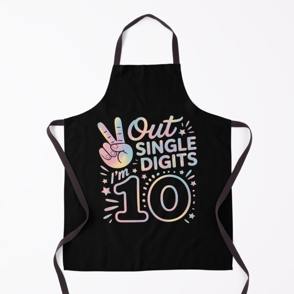 Item preview, Peace Out Single Digits I'm 10 Year Old 10th Birthday designed and sold by HORIZBoutique.