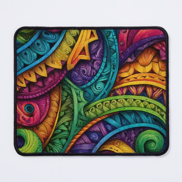 Item preview, New Zealand Māori Paua Pattern Koru Design 730 designed and sold by GrinGalore.