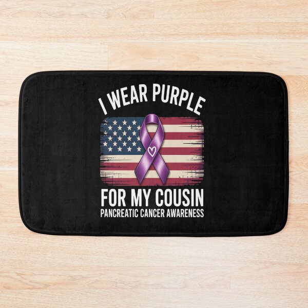 Item preview, I Wear Purple For My Cousin Pancreatic Cancer designed and sold by KonopikaaArt.