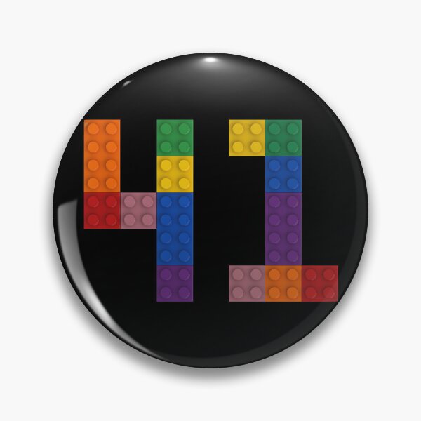 Item preview, 41 numbering made of bricks designed and sold by Brickification.