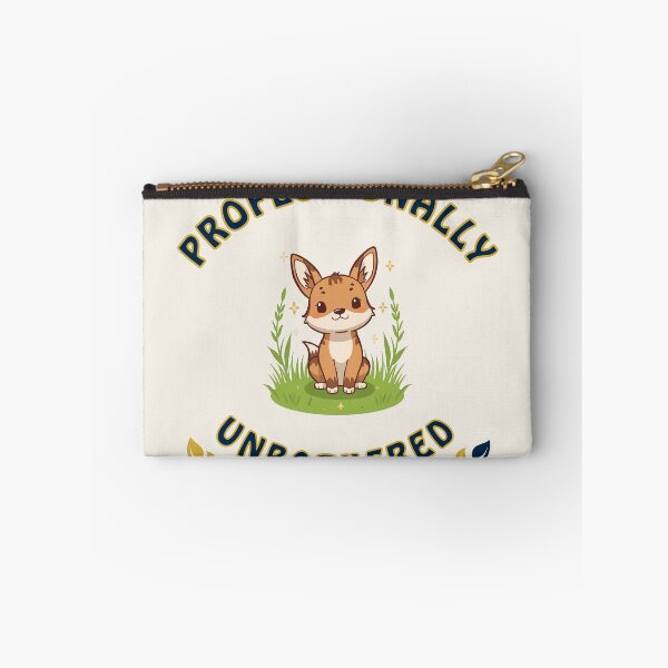 Item preview, Professionally Unbothered Cute Fox Quote – Funny Introvert Aesthetic Animal Art designed and sold by PromptCoreNexus.