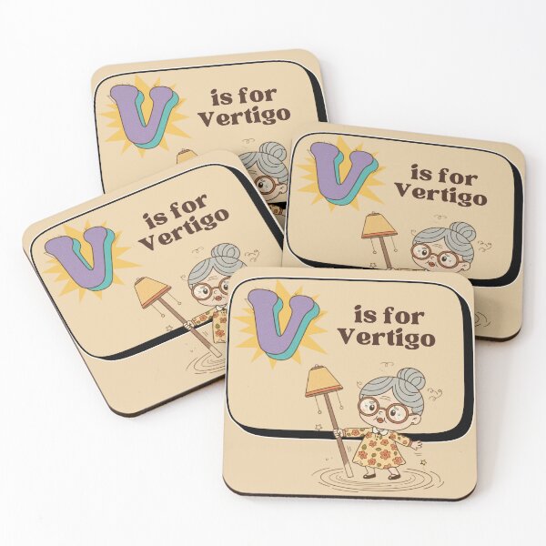 Item preview, The Senior Flashcard Series: V is for Vertigo - Dizzy Grandma – Retro Humor Collection designed and sold by Searching ideas.