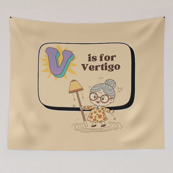 Item preview, The Senior Flashcard Series: V is for Vertigo - Dizzy Grandma – Retro Humor Collection designed and sold by Searching ideas.