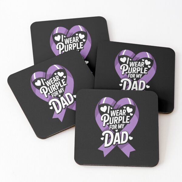 Item preview, I Wear Purple For My Dad Daddy Pancreatic Cancer Awareness designed and sold by KonopikaaArt.