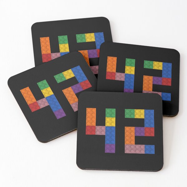 Item preview, 42 numbering made of bricks designed and sold by Brickification.