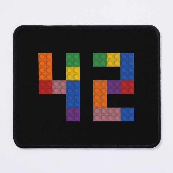 Item preview, 42 numbering made of bricks designed and sold by Brickification.