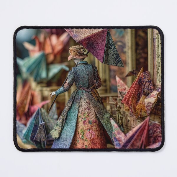 Item preview, Origami Woman in Origami World with Parasol designed and sold by Tridentulus.