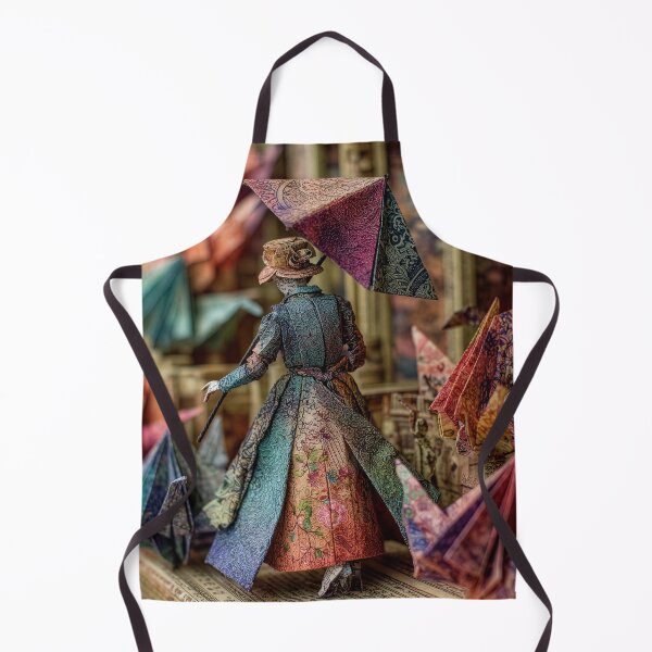 Item preview, Origami Woman in Origami World with Parasol designed and sold by Tridentulus.