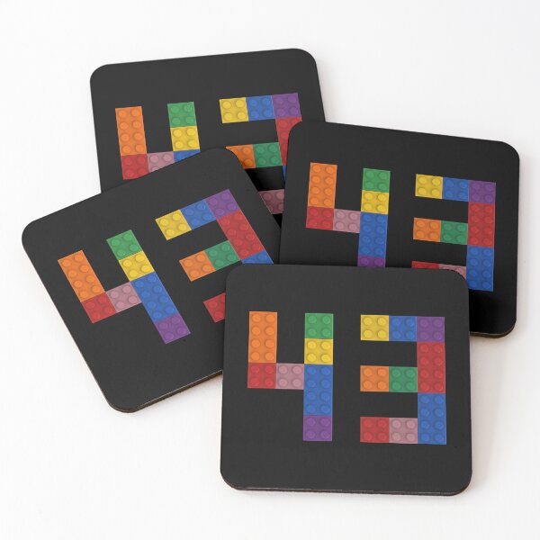 Item preview, 43 numbering made of bricks designed and sold by Brickification.