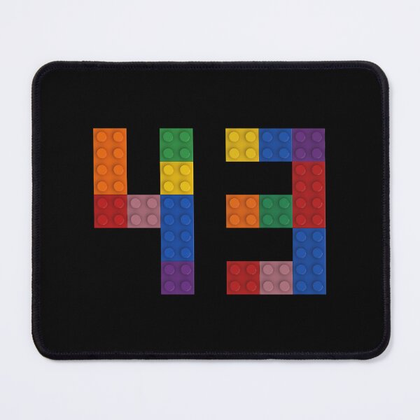 Item preview, 43 numbering made of bricks designed and sold by Brickification.