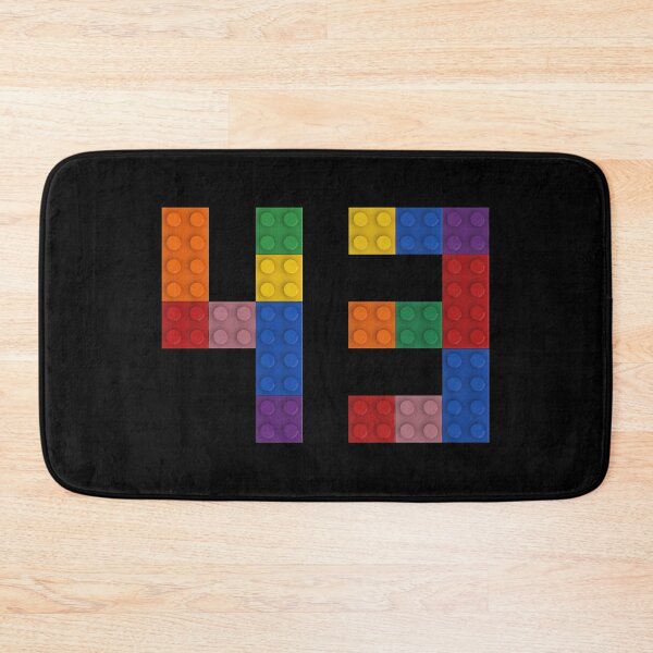 Item preview, 43 numbering made of bricks designed and sold by Brickification.