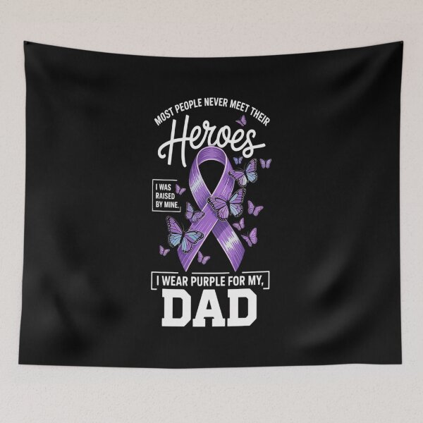 Item preview, I Wear Purple For My Dad Heroes Pancreatic Cancer Awareness designed and sold by KonopikaaArt.