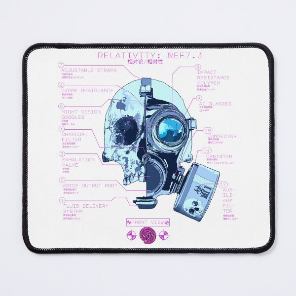 Item preview, Gas mask with side canister designed and sold by Whimsy Trail Co.