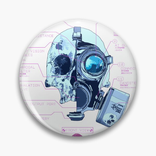 Item preview, Gas mask with side canister designed and sold by m-yoga-store.