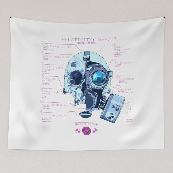 Item preview, Gas mask with side canister designed and sold by Whimsy Trail Co.