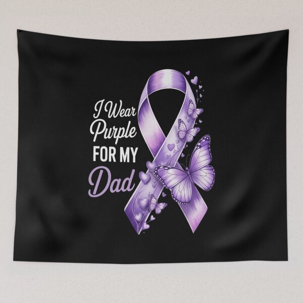 Item preview, I Wear Purple For My Dad Pancreatic Cancer Awareness designed and sold by KonopikaaArt.
