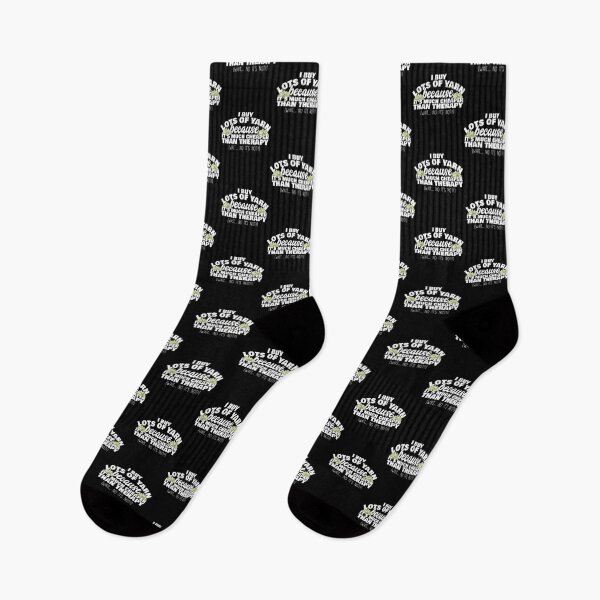 Item preview, Knitting Is Cheaper Than Therapy designed and sold by huftyfnruppe.
