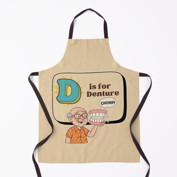 Item preview, The Senior Flashcard Series: D is for Dentures - Smile for the Camera -  Retro Humor Collection designed and sold by Searching ideas.