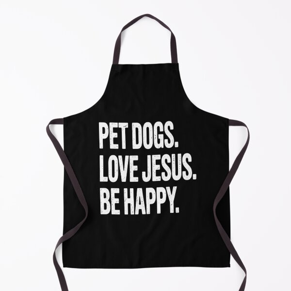 Item preview, Pet Dogs Love Jesus Be Happy Joyful Message for Dog Lovers designed and sold by HORIZBoutique.